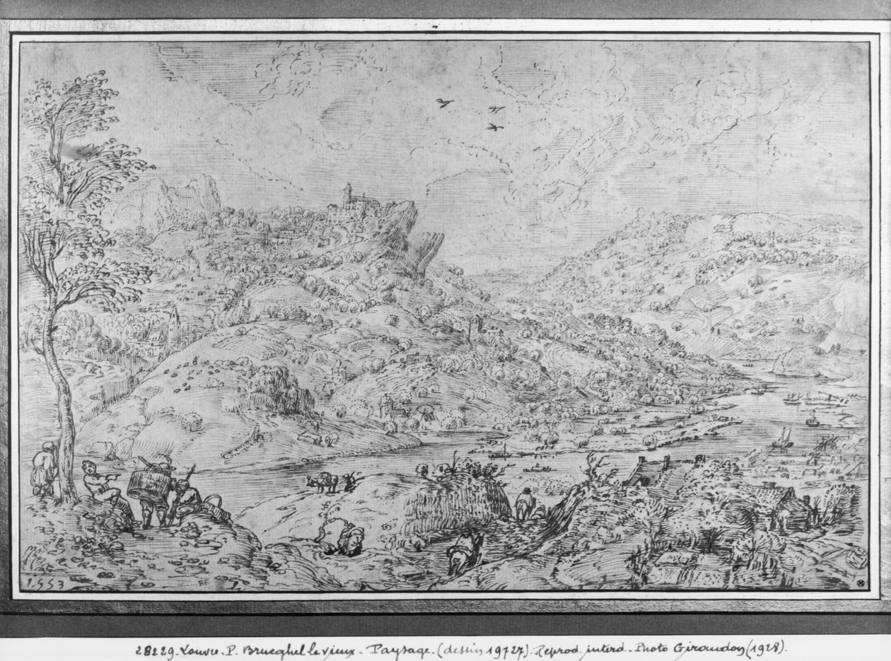 Landskap, 1553 av Pieter Bruegel the Elder