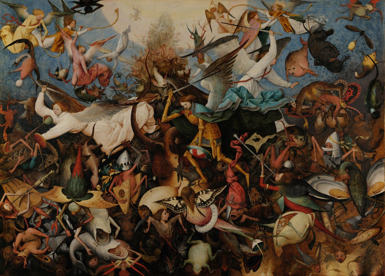 The Fall of the Rebel Angels av Pieter Bruegel the Elder