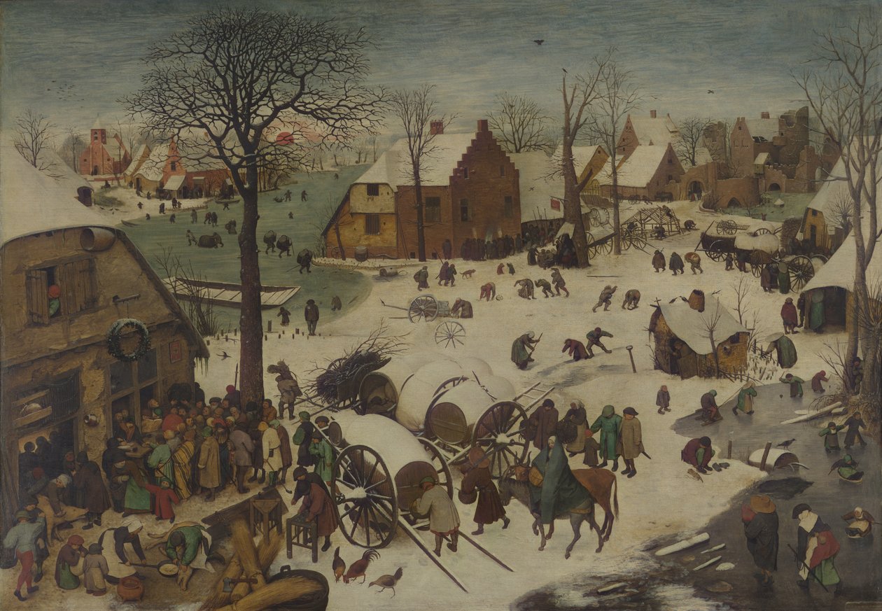 Numreringen i Betlehem av Pieter Bruegel the Elder