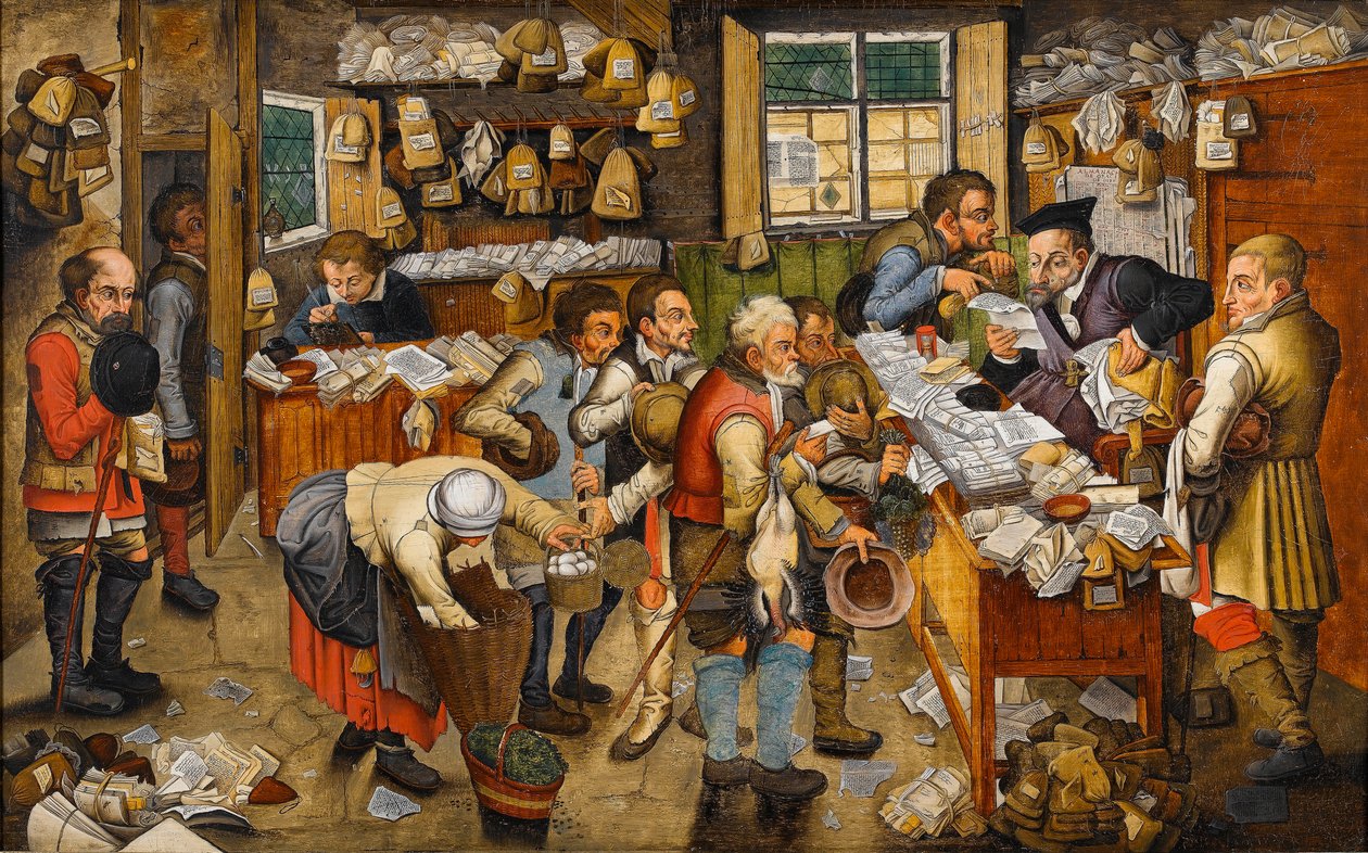 The Payment of the Tithes av Pieter Brueghel the Younger