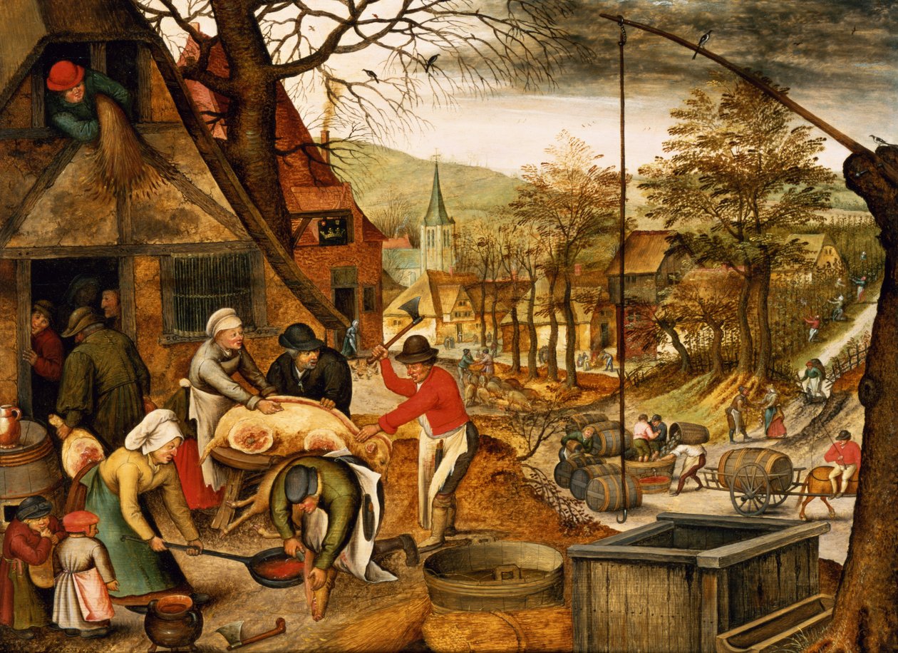Allegori om hösten av Pieter Brueghel the Younger
