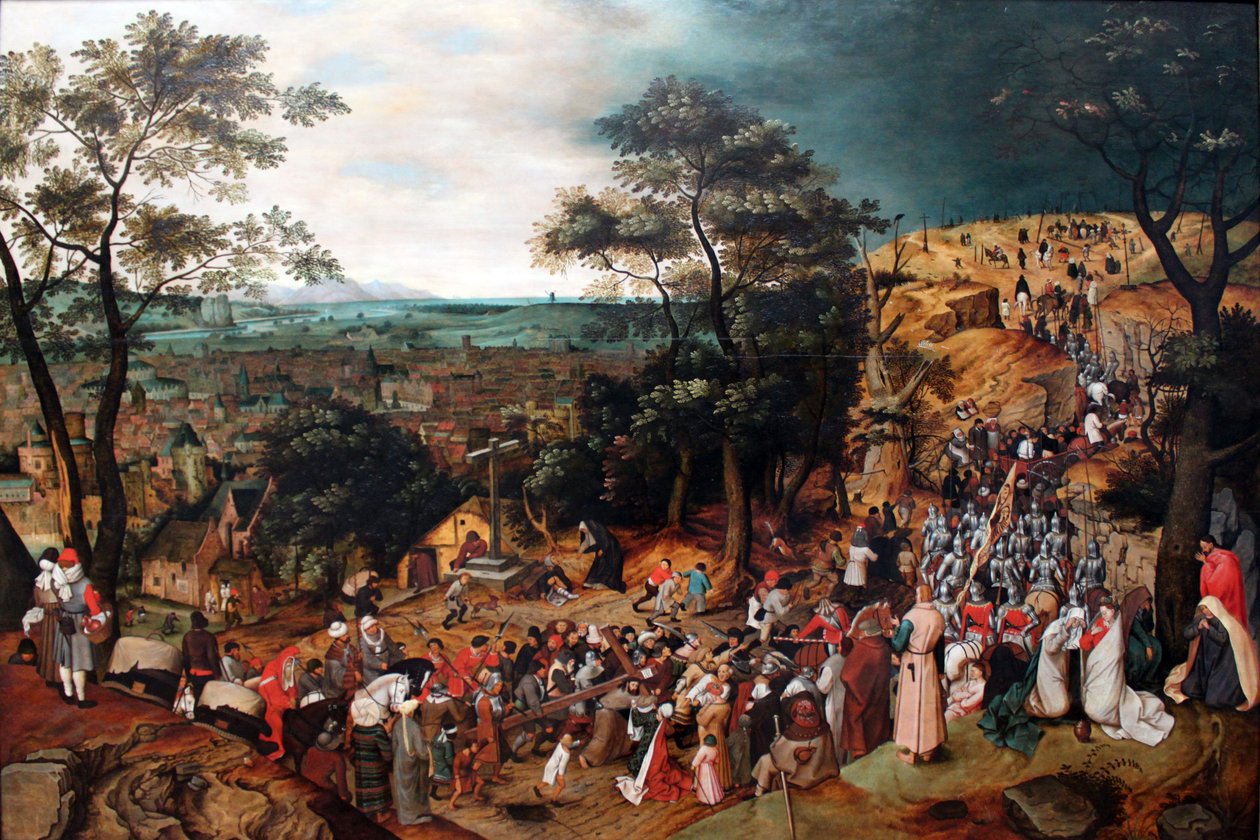 Kristus som bär korset av Pieter Brueghel the Younger
