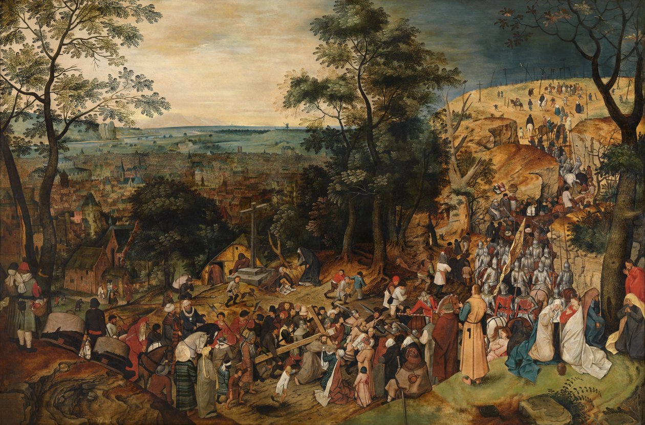 Kruisdraging  av Pieter Brueghel the Younger