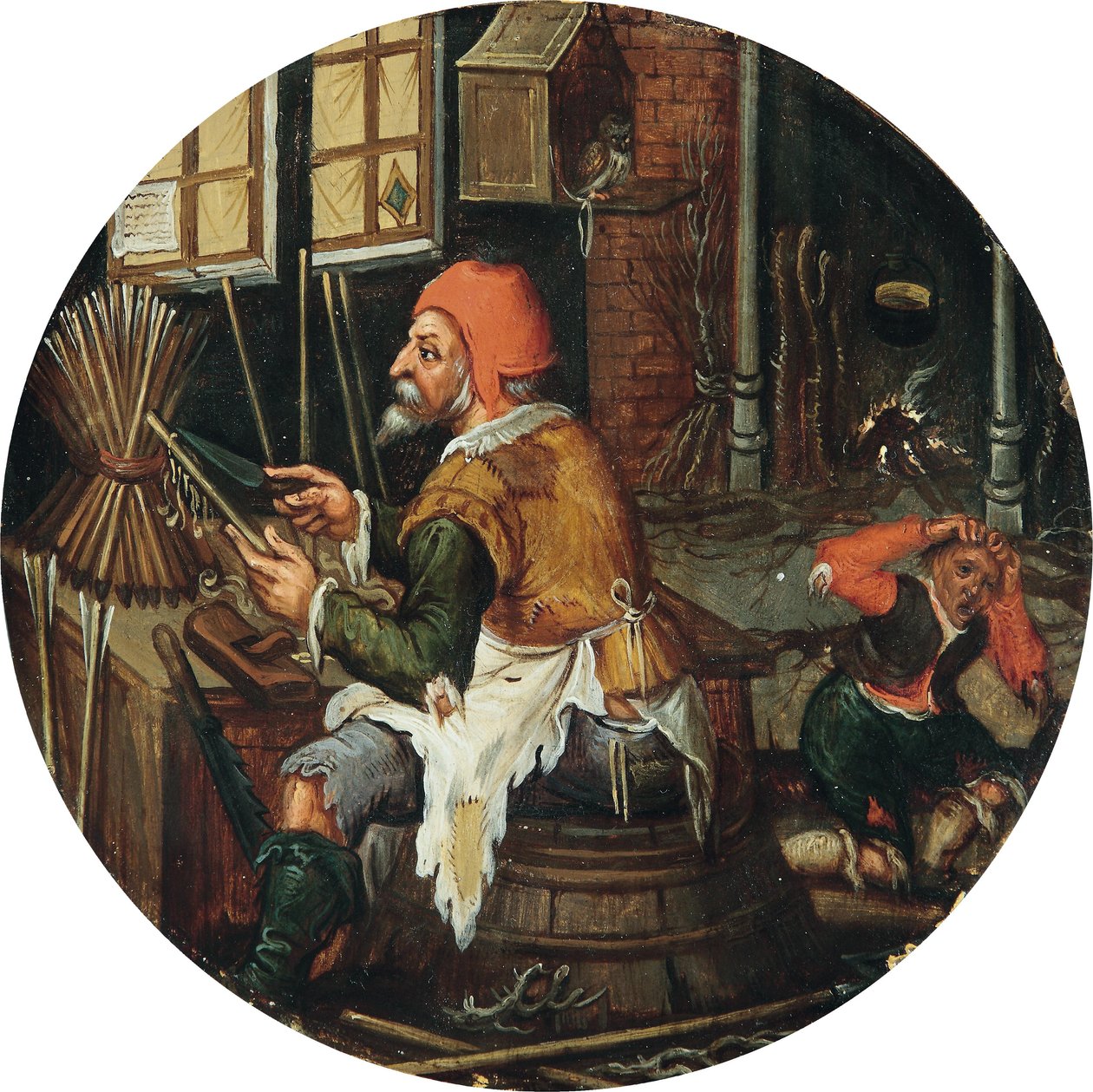 Pfeilschnitzer av Pieter Brueghel the Younger