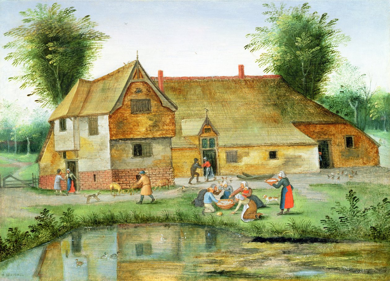 Bondens måltid av Pieter Brueghel the Younger