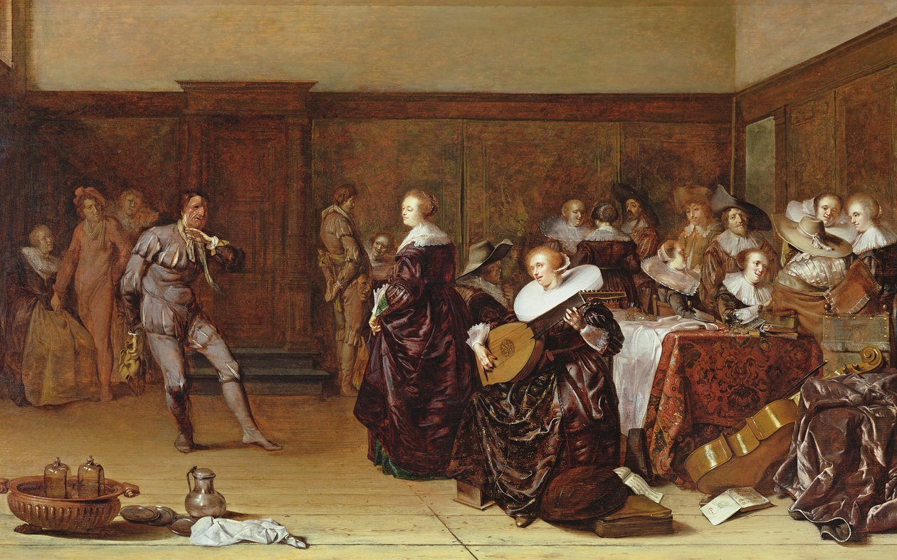 Dansfest, 1600-talet av Pieter Codde