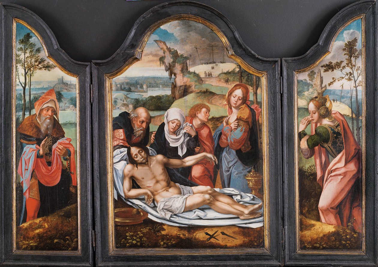Klagesång över den döda Kristus av Pieter Coecke van Aelst