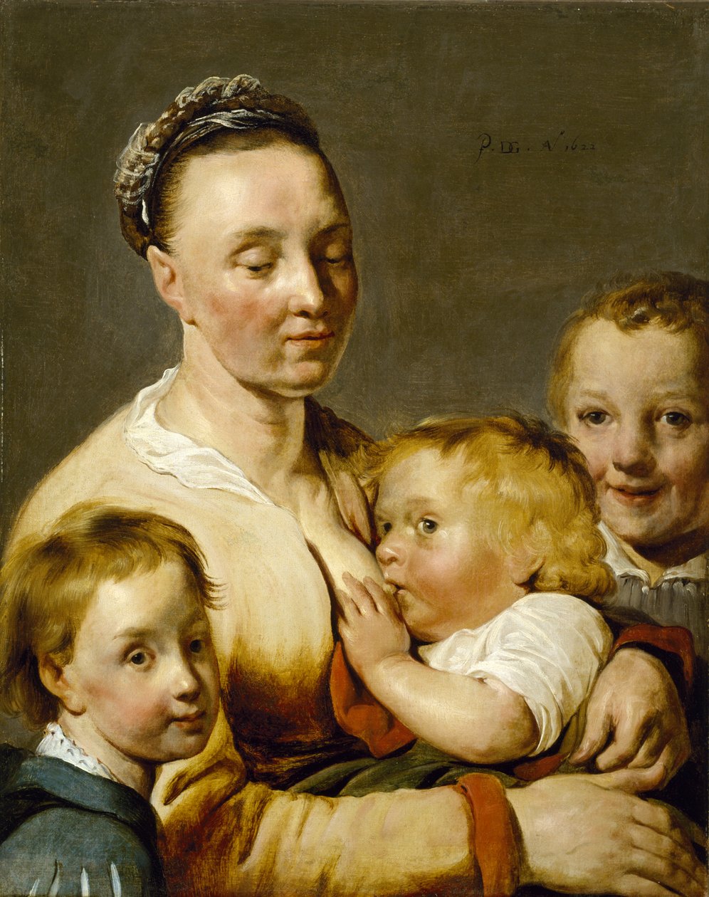 Välgörenhet, 1622 av Pieter Fransz de Grebber