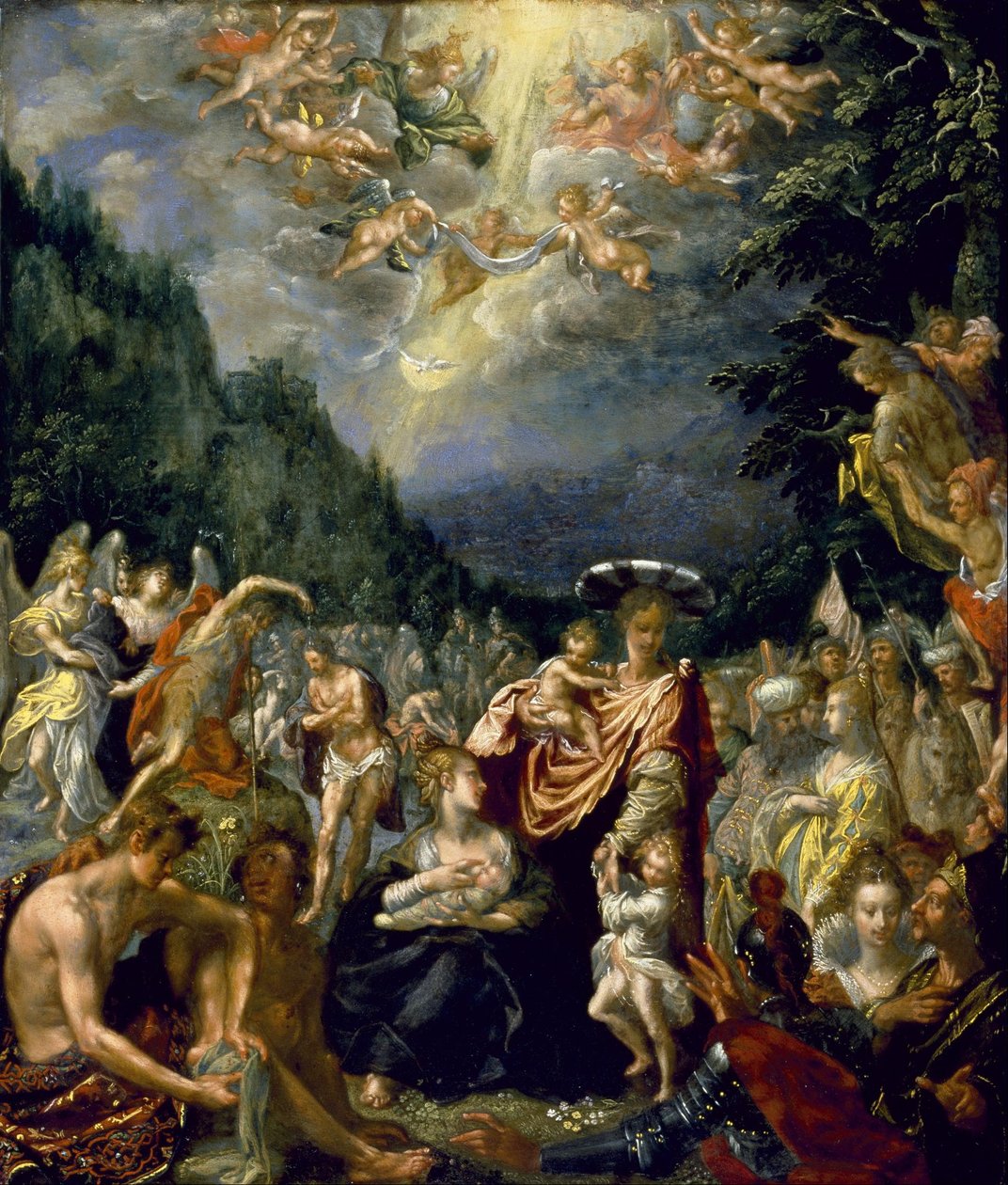 Baptism of Christ av Pieter Isaacsz