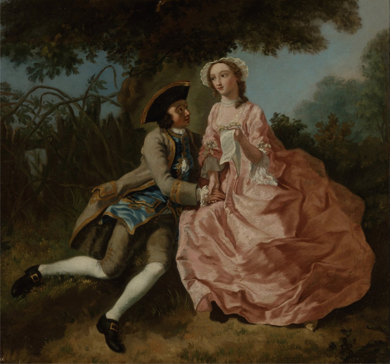 Lovers in a landscape av Pieter Jan van Reysschoot