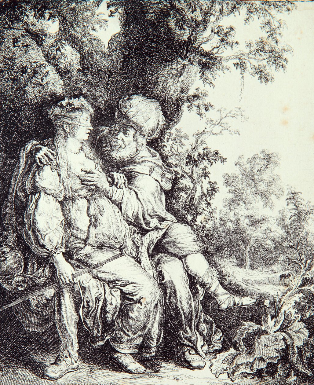 Juda och Tamar av Pieter Lastman