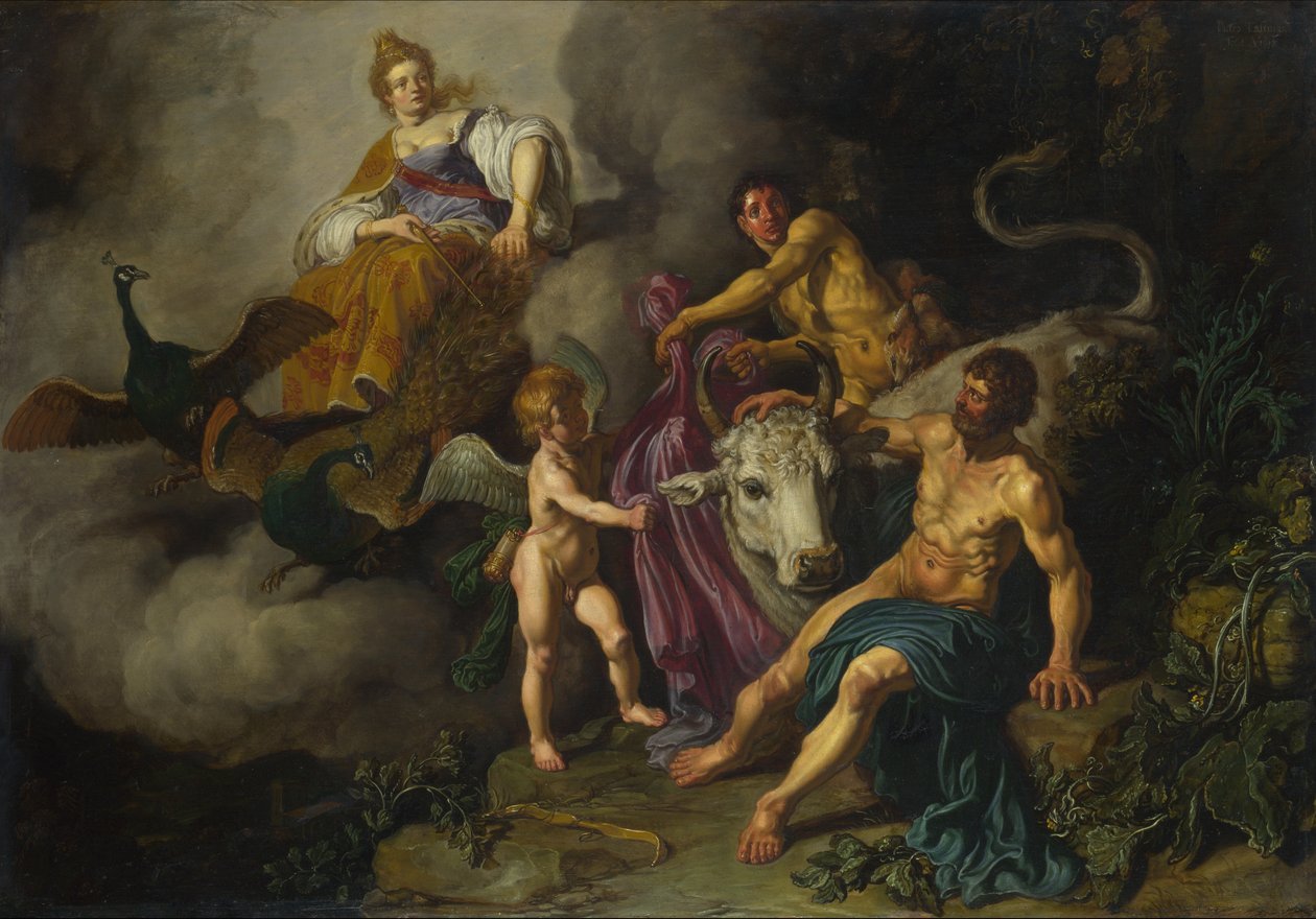 Juno entdeckt Jupiter mit Io av Pieter Lastman