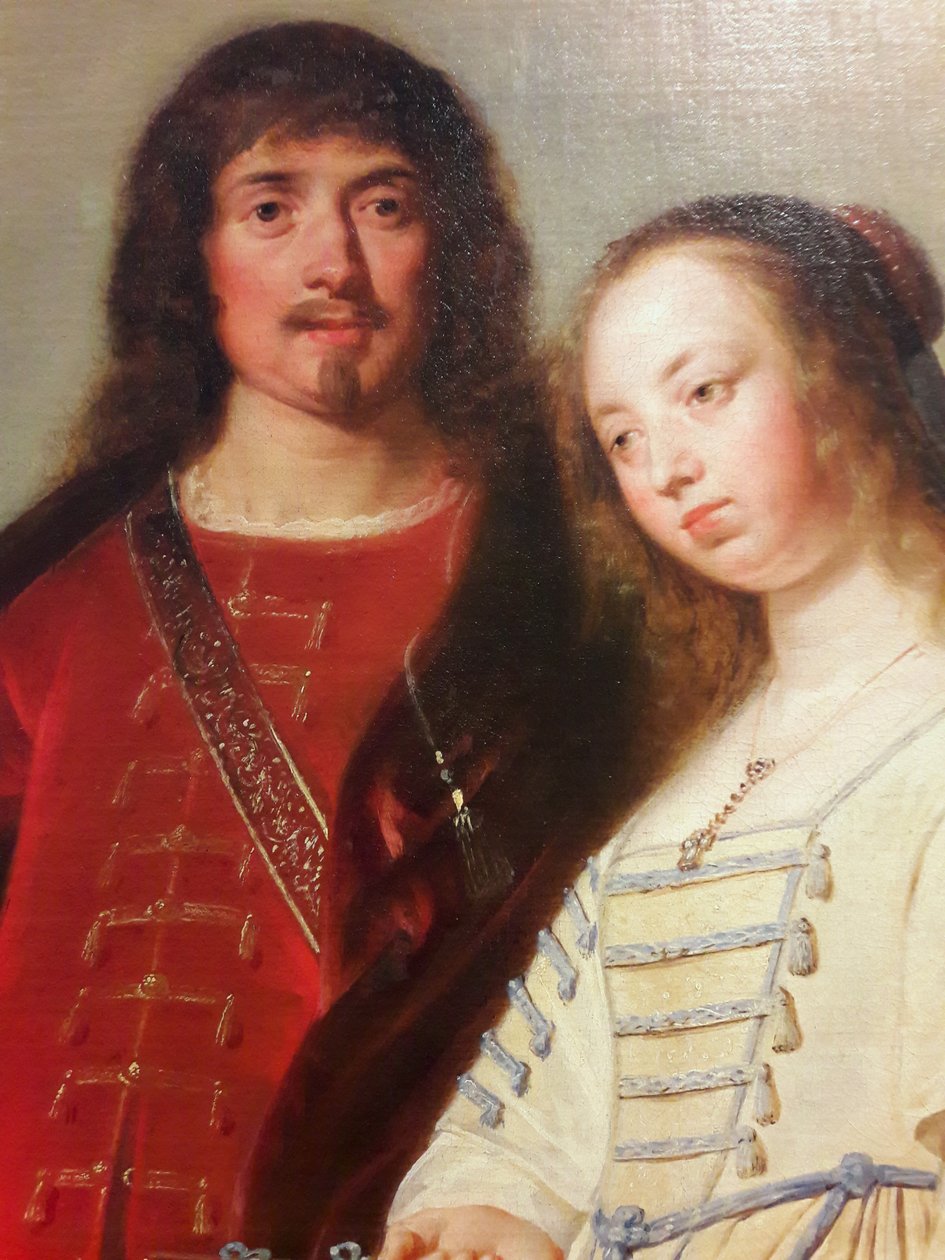 Familj porträtt i ett landskap av Pieter Fransz de Grebber