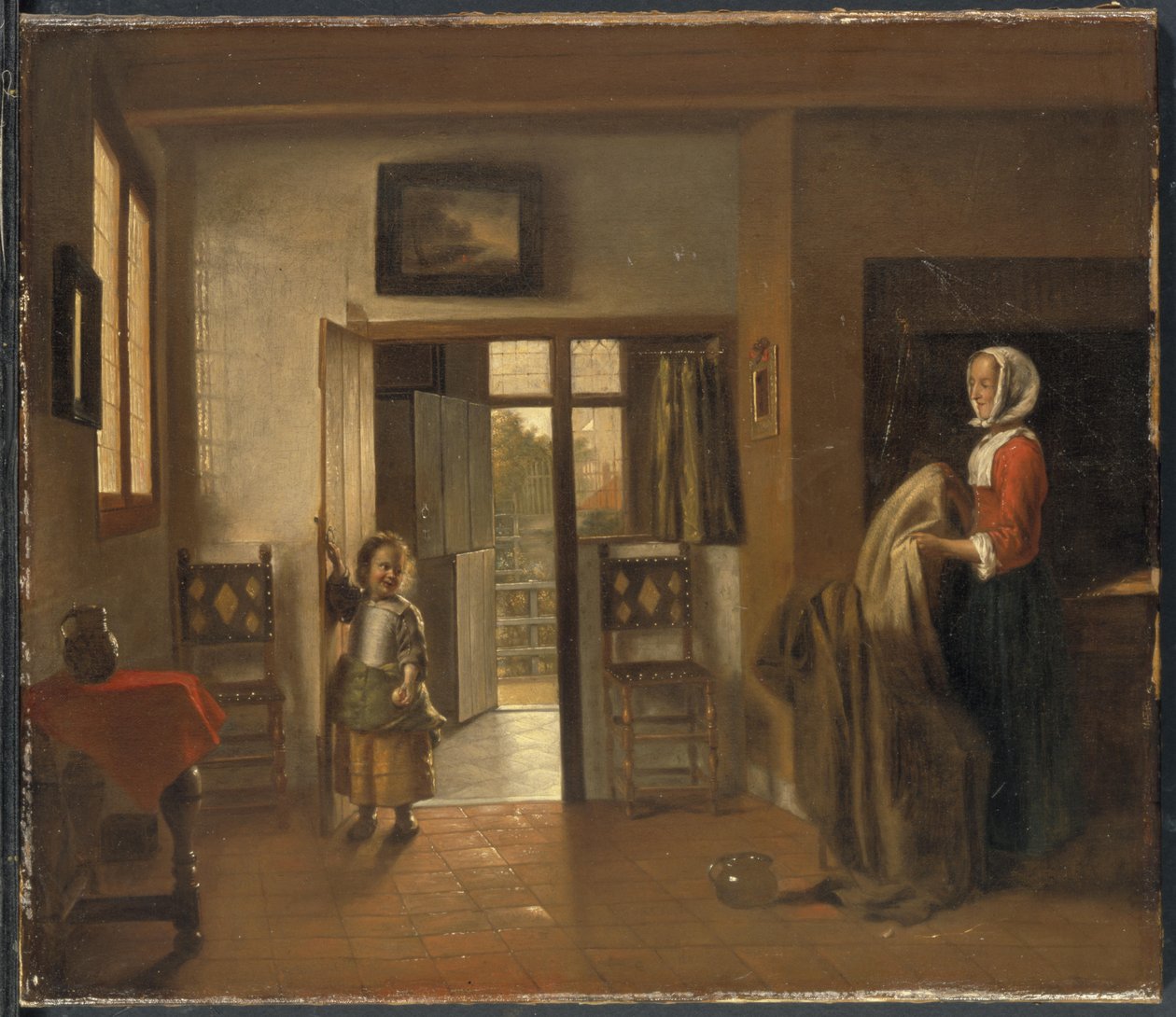 The Bedroom av Pieter de Hooch