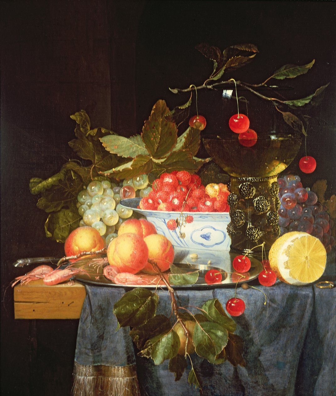 Stilleben av frukt av Pieter de Ring