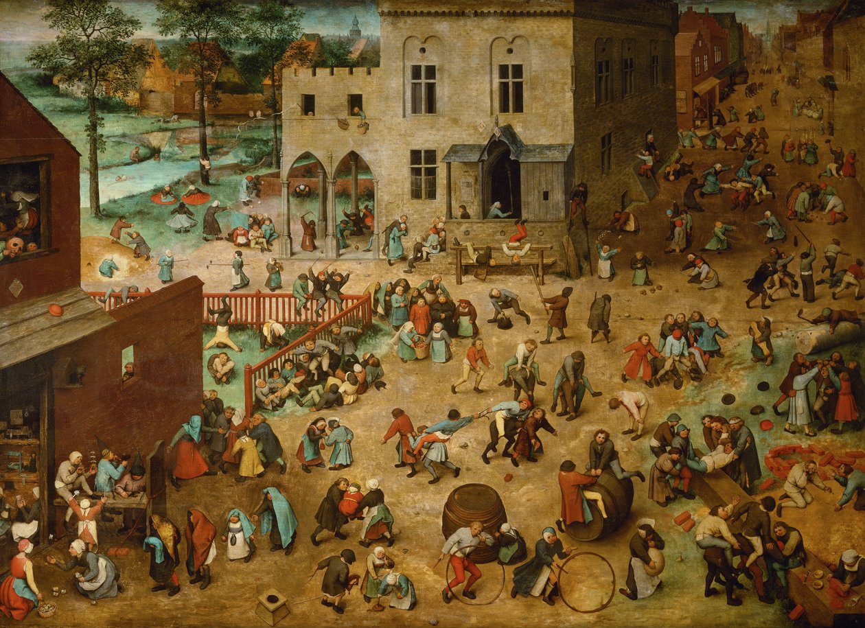 Barnspel, 1560 av Pieter Bruegel the Elder