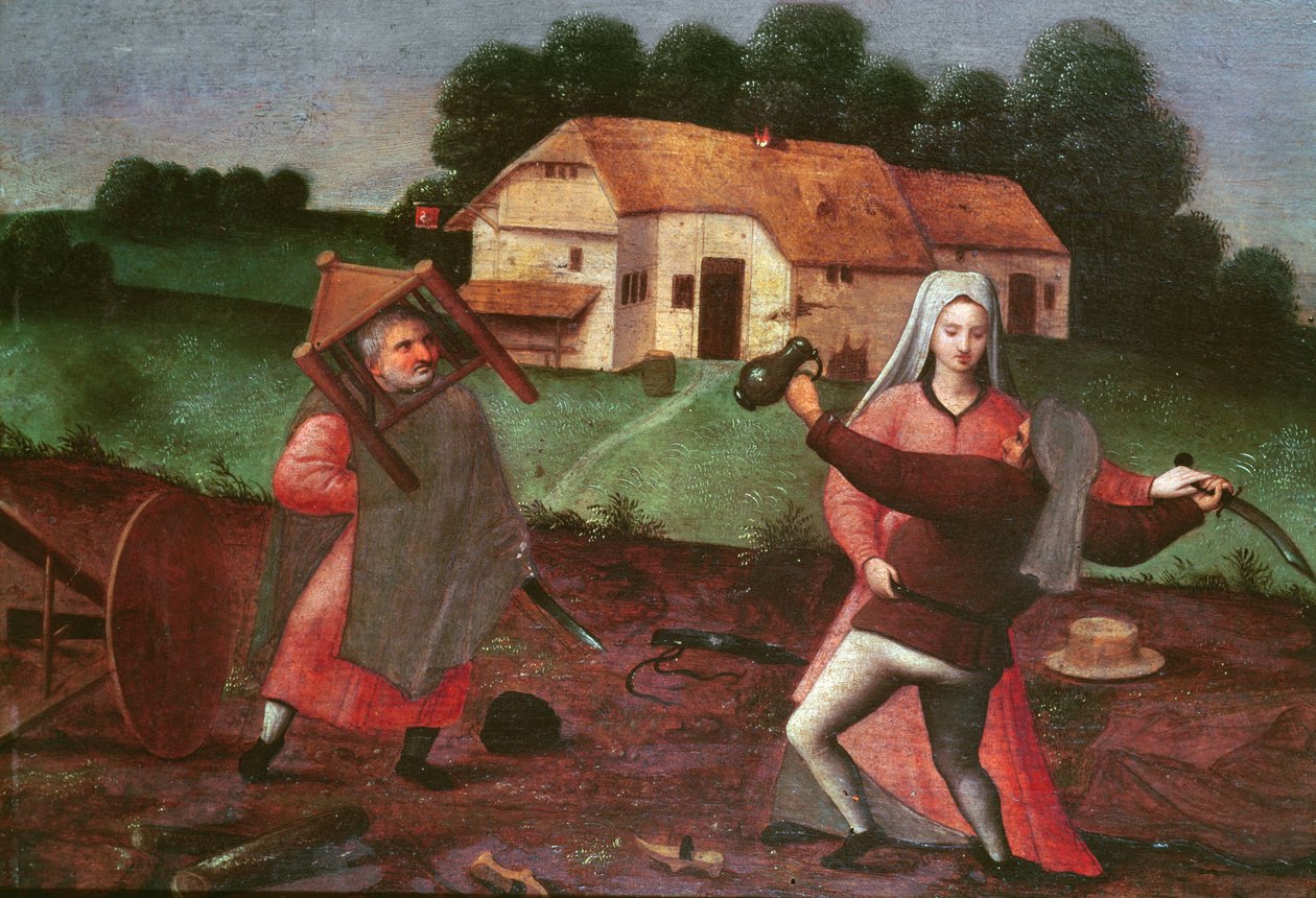 Böndernas slagsmål av Pieter Brueghel the Younger