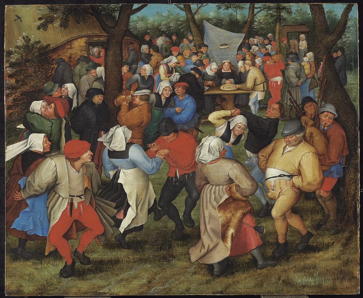 Böndernas bröllop av Pieter Brueghel the Younger