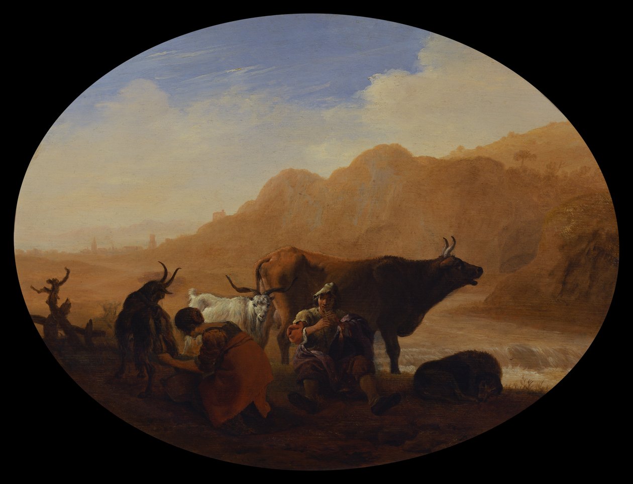 Herdarna, ca 1635 av Pieter van Laer