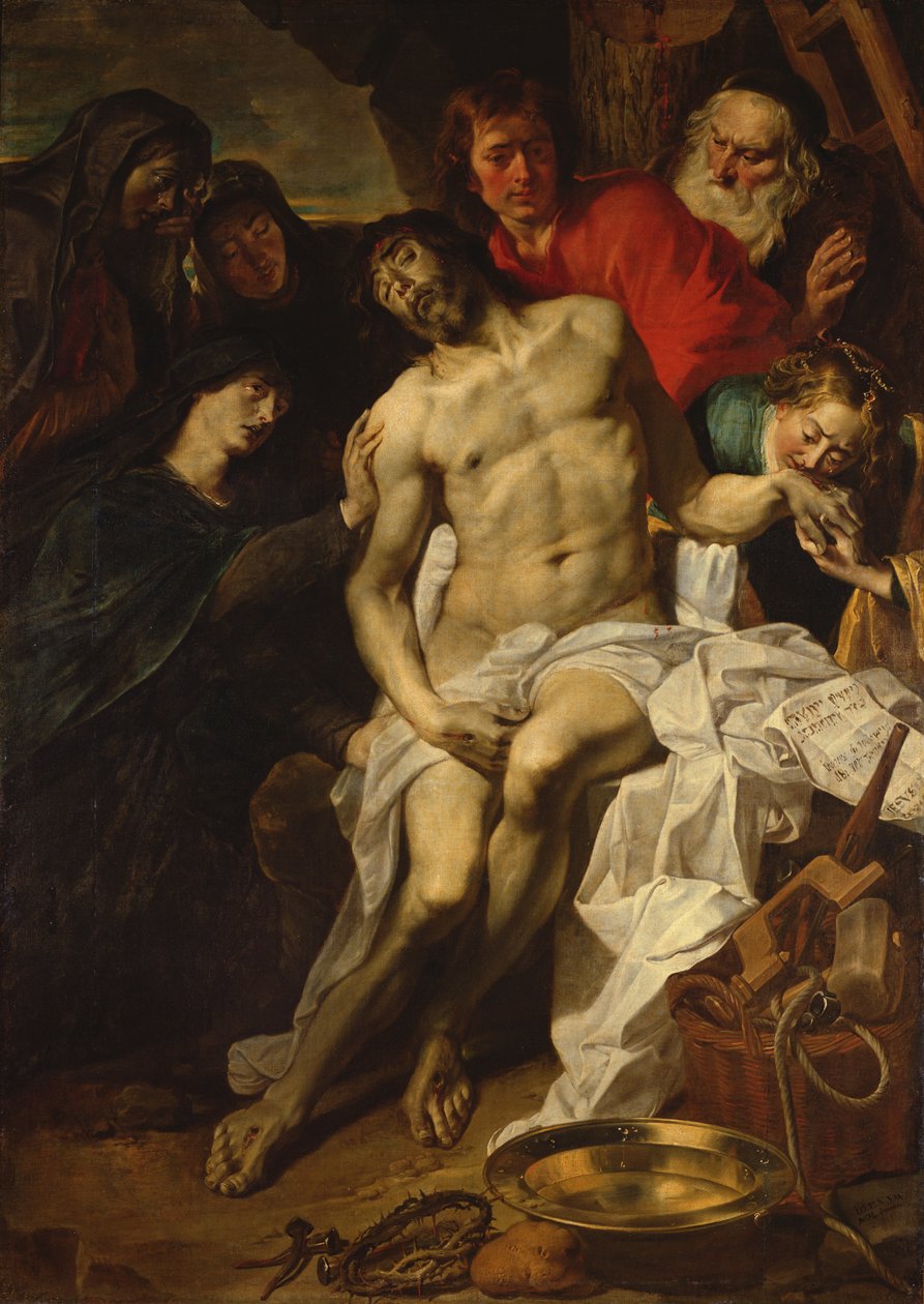 Depositionen, efter 1631 av Pieter van Mol