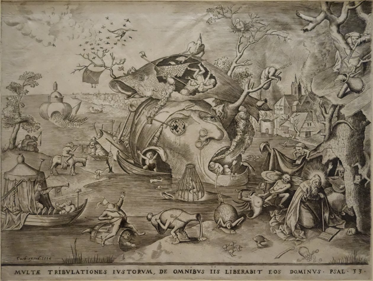 The temptation of saint anthony av Pieter van der Heyden