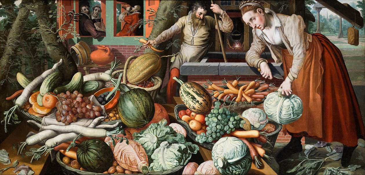 Marknadsscen av Pieter Aertsen