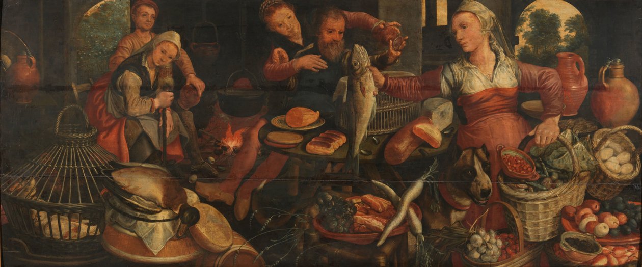 Köksscen av Pieter Aertsen