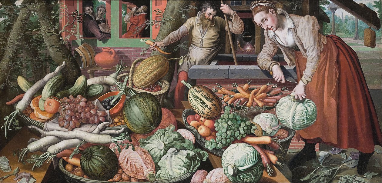 Marknadsscen av Pieter Aertsen