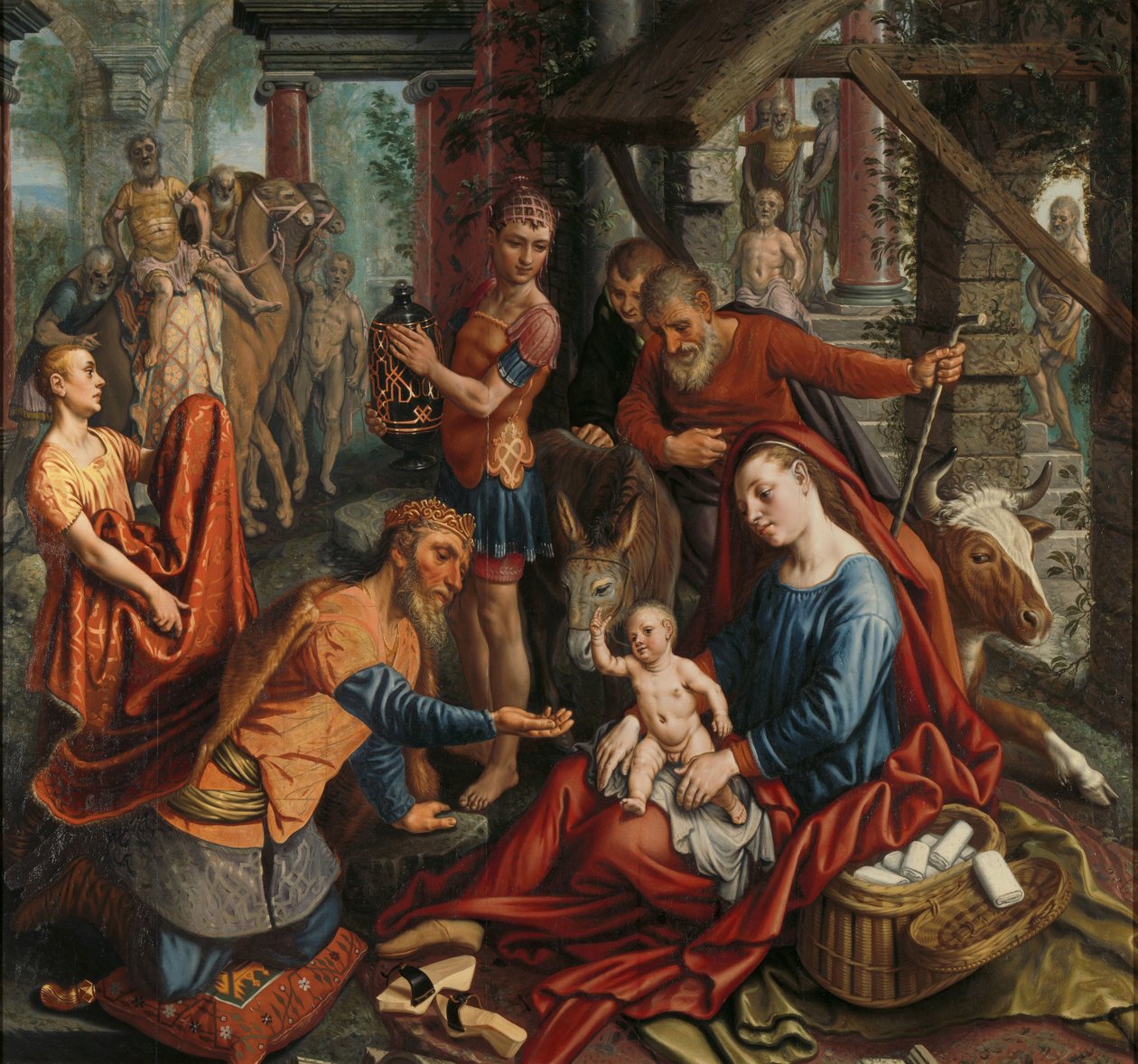 Tillbedjan av Magi av Pieter Aertsen