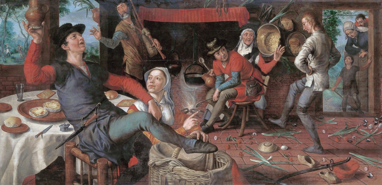 Ägg-dansen av Pieter Aertsen