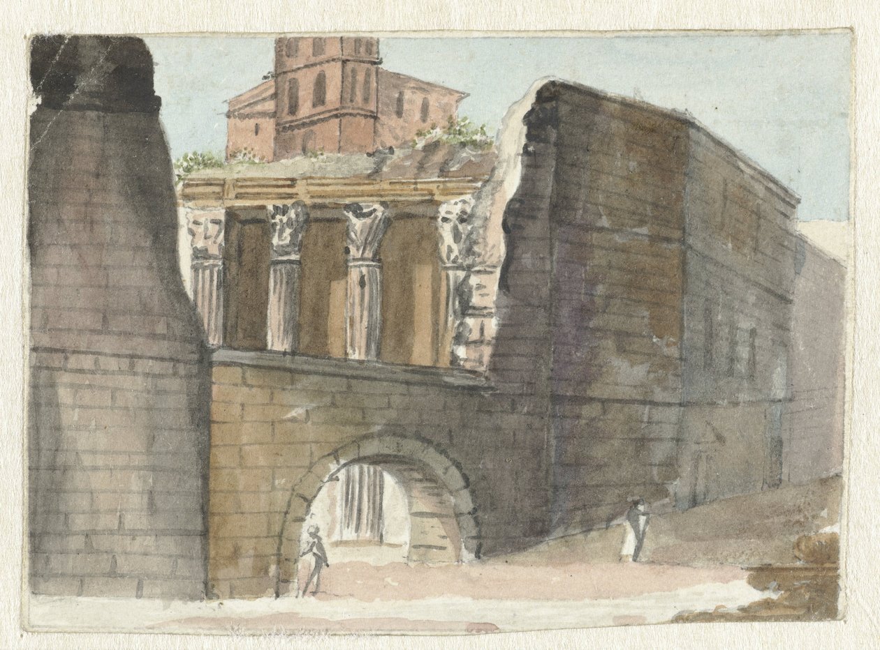 romerska ruiner av Pieter Bartholomeusz. Barbiers