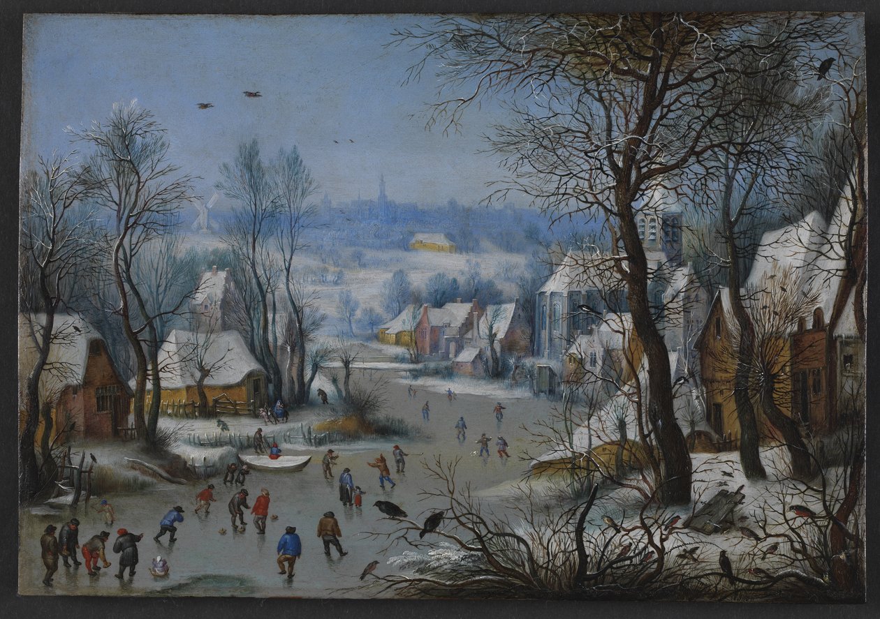 Vinterlandskap av Pieter Bruegel d.Æ.