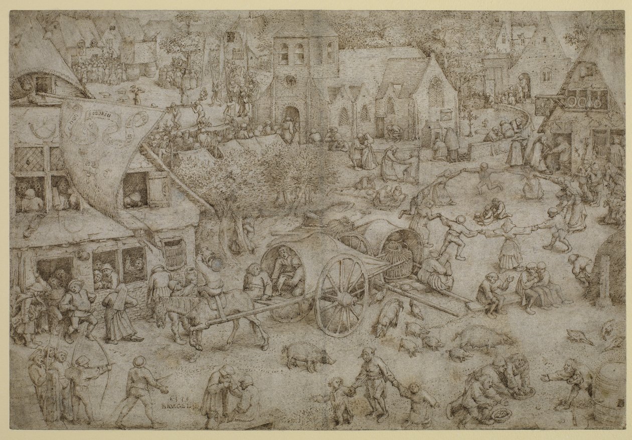 Nöjesfält i Hoboken, 1559 av Pieter Bruegel the Elder