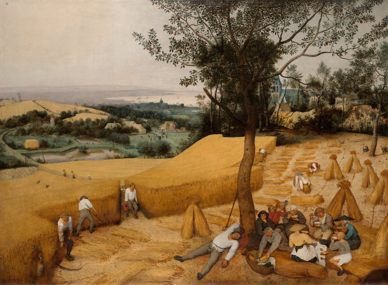 Skördarna, 1565. av Pieter Bruegel the Elder