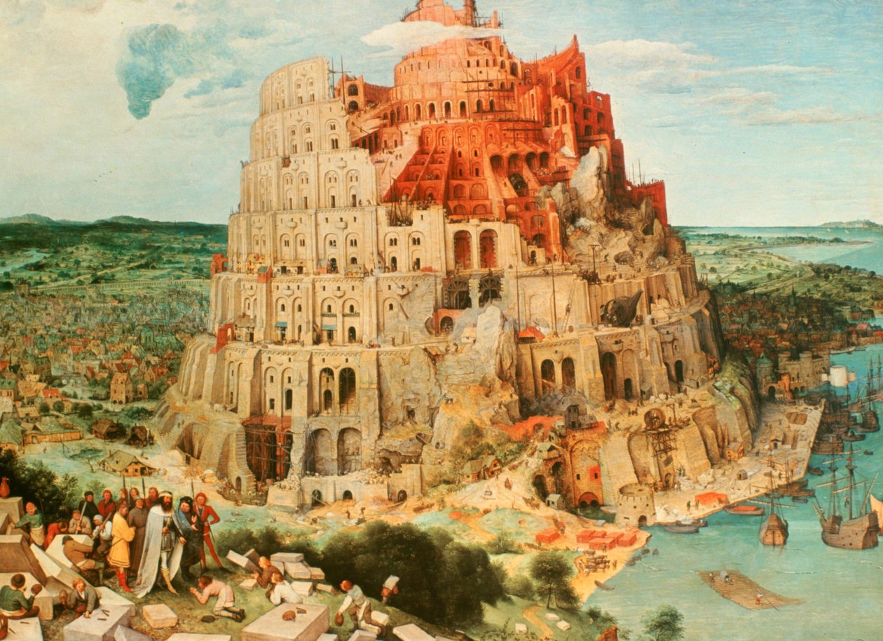 Babels torn, 1563 av Pieter Bruegel the Elder