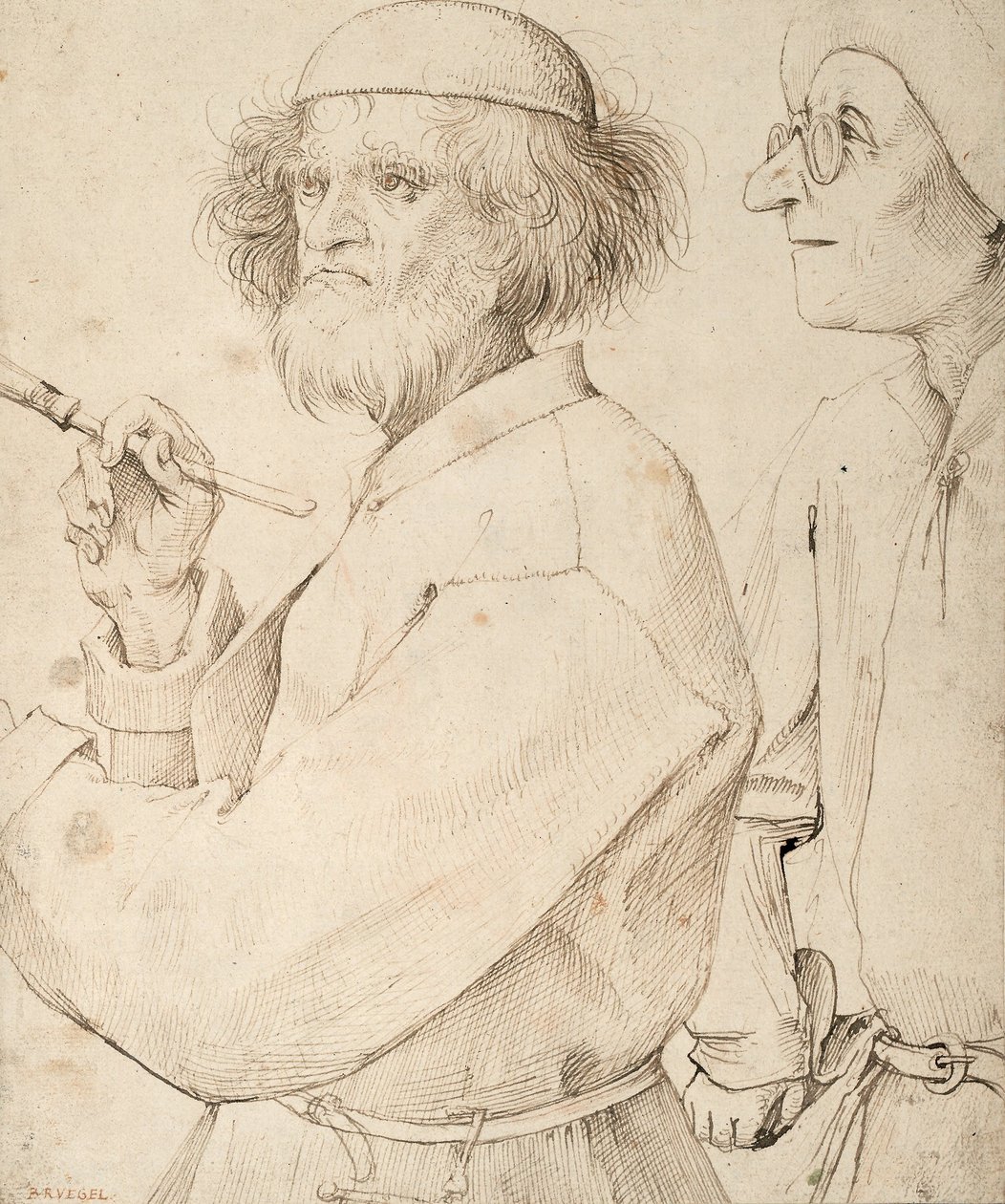 Målaren och köparen av Pieter Brueghel the Elder