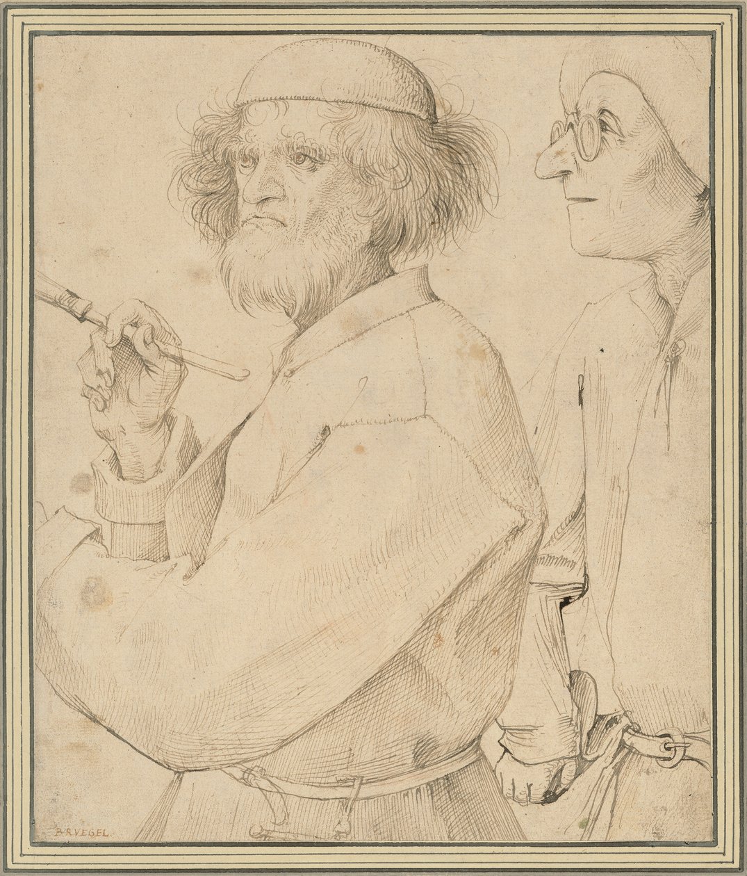 Målaren och köparen av Pieter Brueghel the Elder