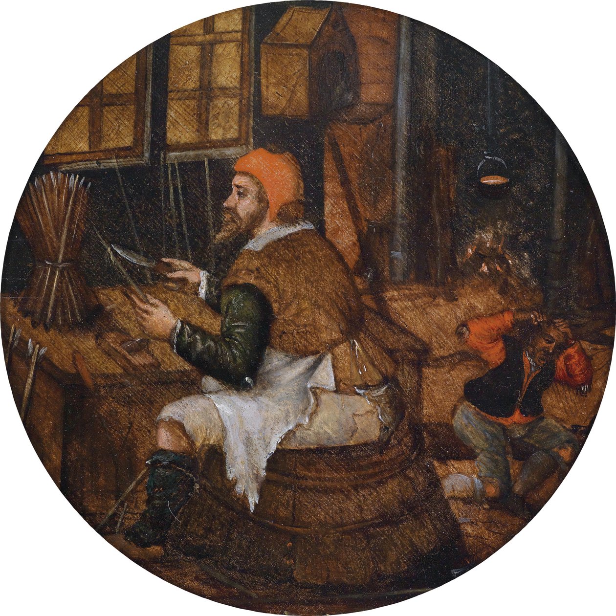 Arrow Maker av Pieter Brueghel the Younger