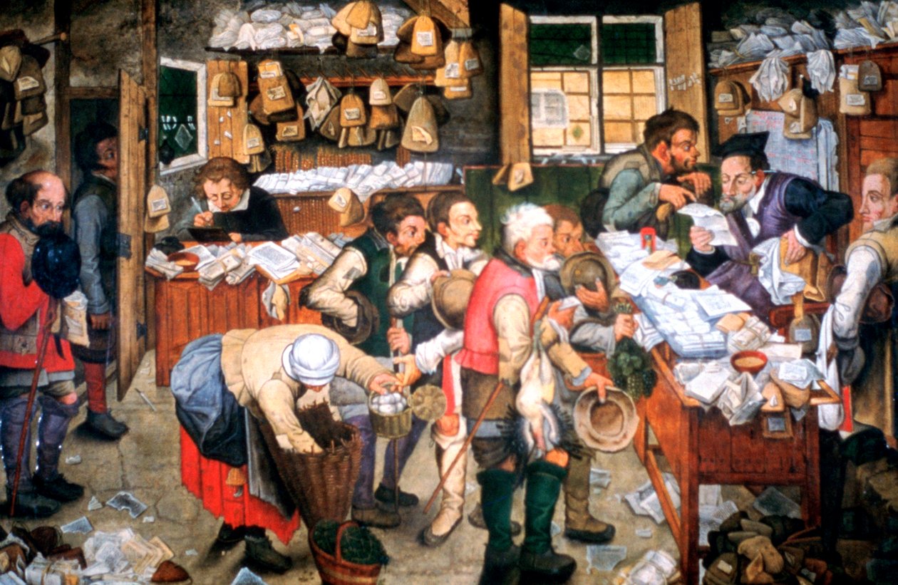 Hyresdagen, c1584-1638 av Pieter Brueghel the Younger