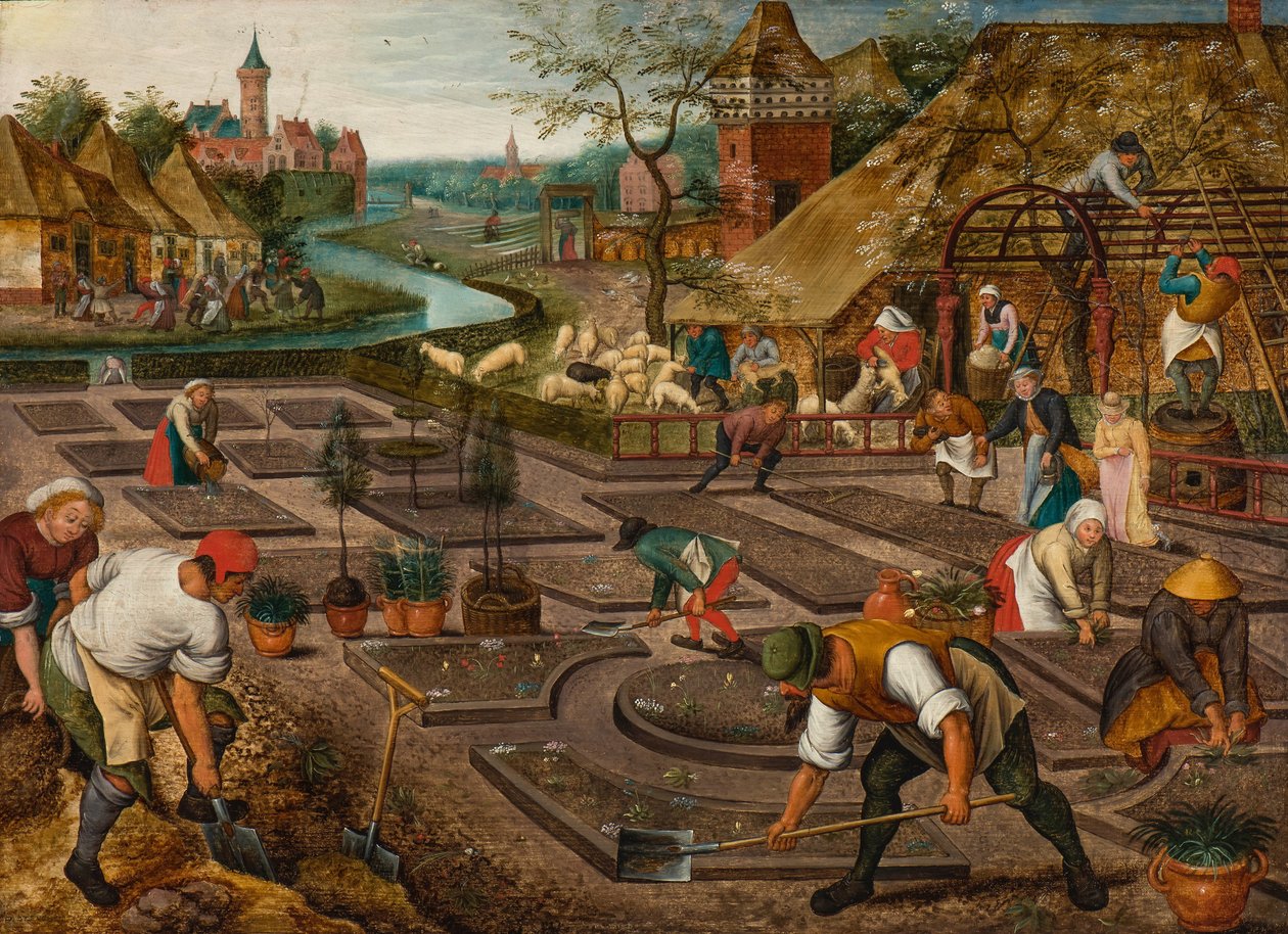 Vår av Pieter Brueghel the Younger
