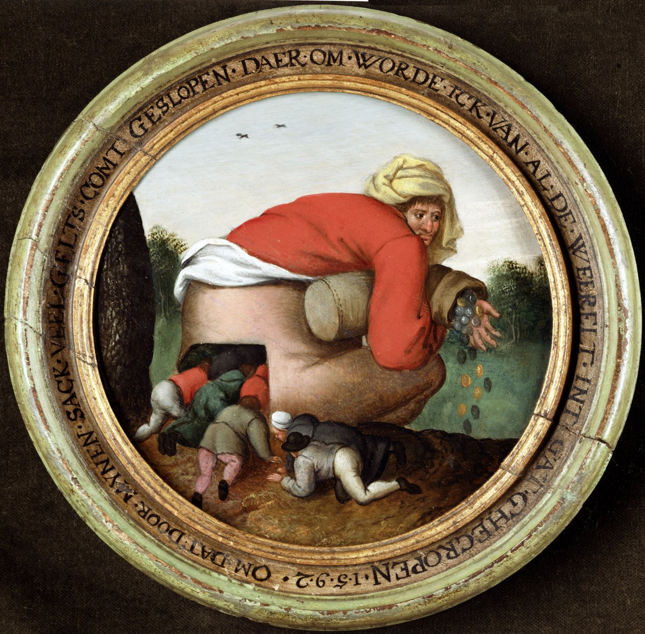 Smickrarna av Pieter Brueghel the Younger