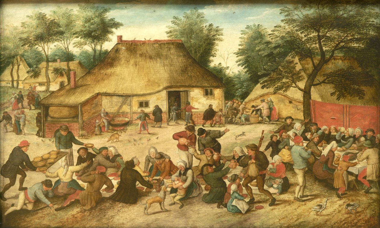 Bondebröllopet av Pieter Brueghel the Younger