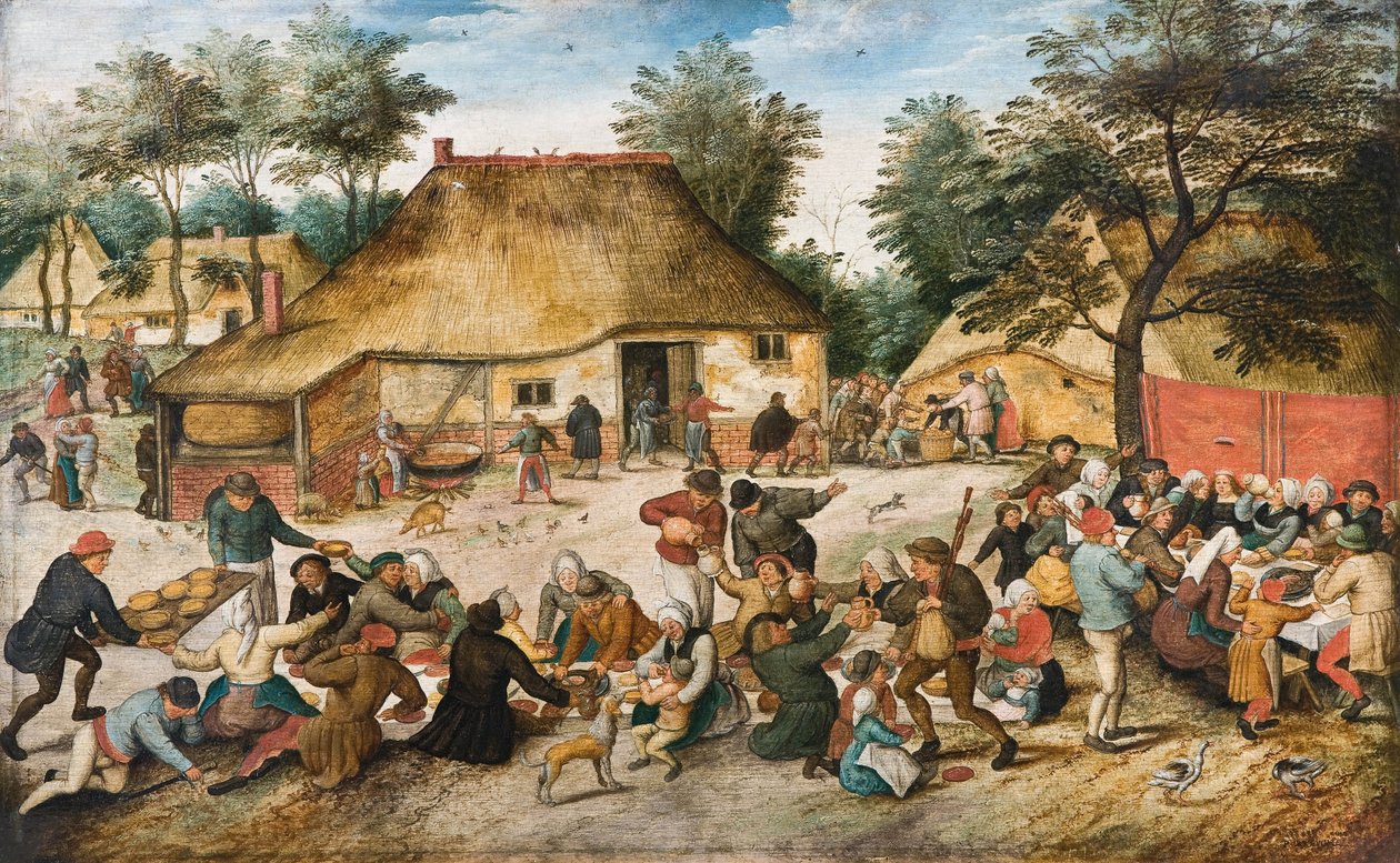 Bondebröllopet av Pieter Brueghel the Younger