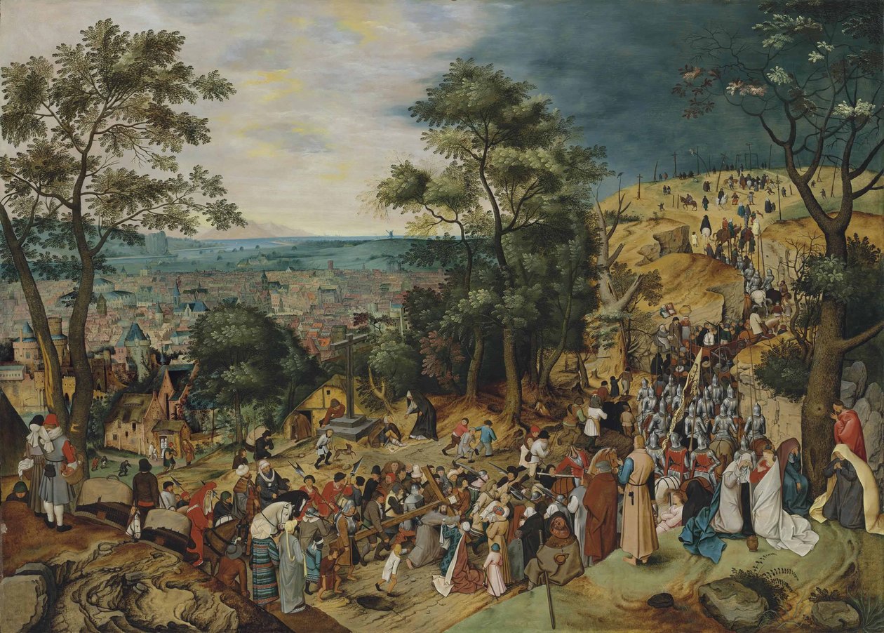 Vägen till Golgata av Pieter Brueghel the Younger
