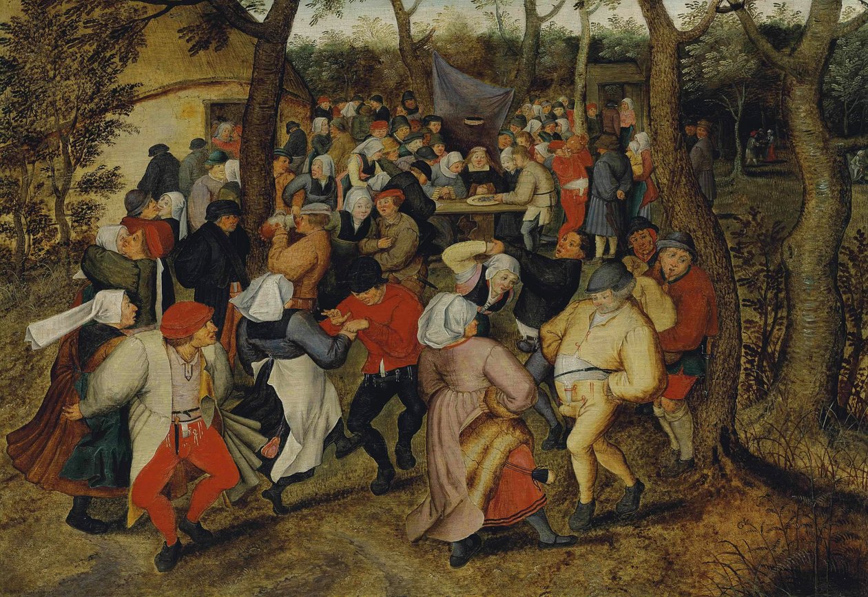 Bröllopsdansen av Pieter Brueghel the Younger