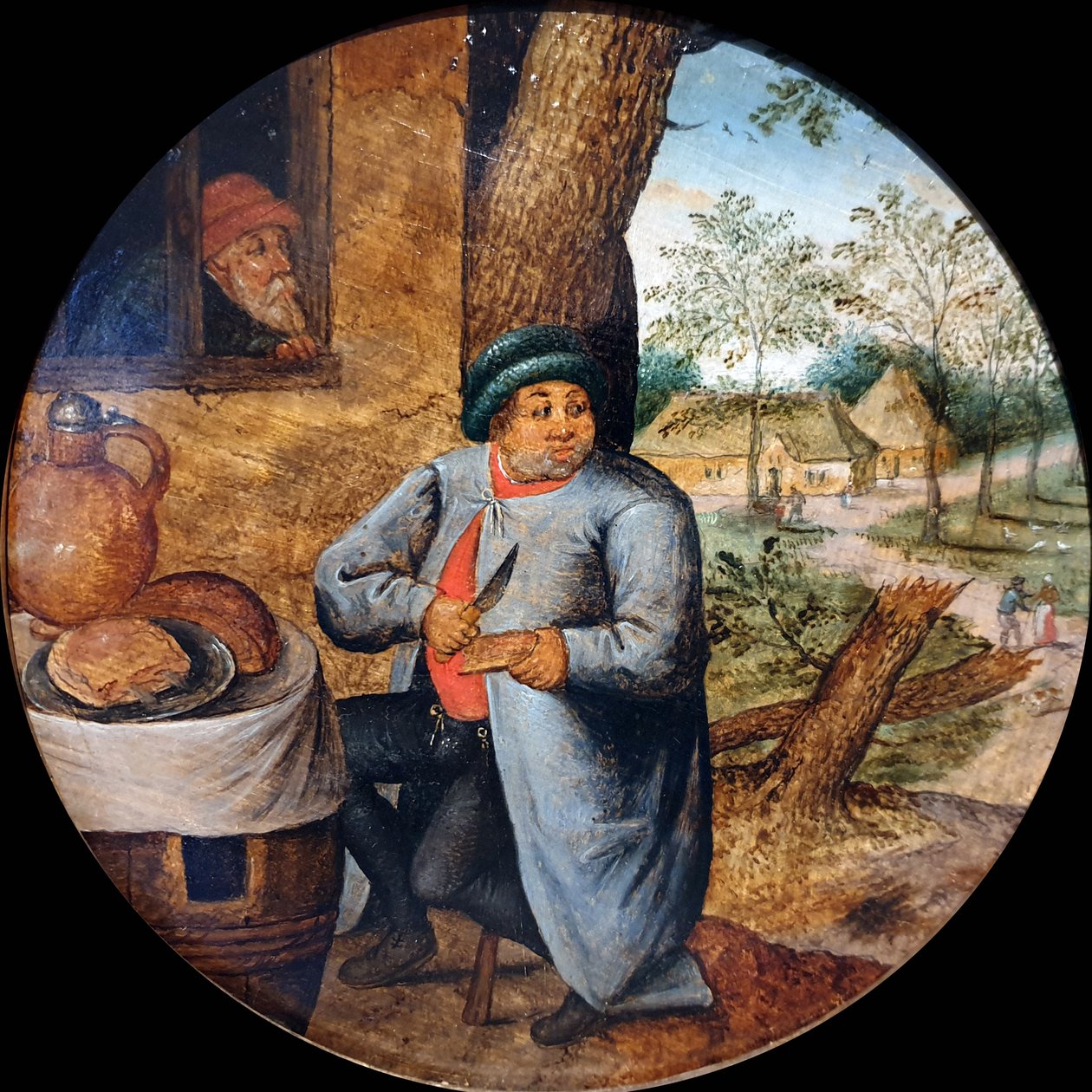 Den som äter bröd av Pieter Brueghel the Younger