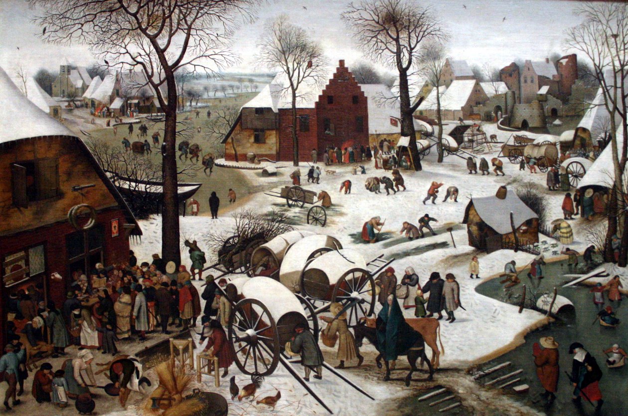Folkräkningen i Betlehem av Pieter Brueghel the Younger
