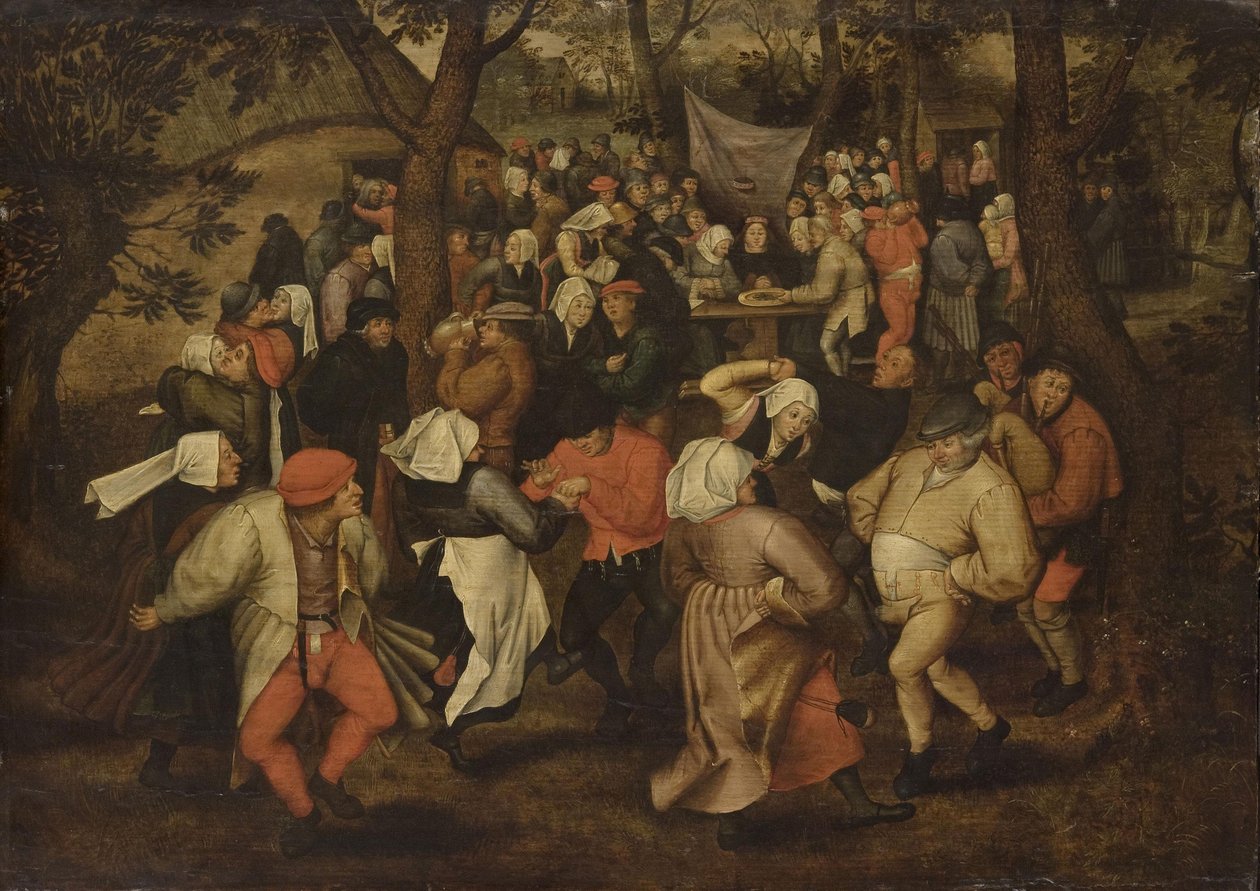 Bröllopsdansen av Pieter Brueghel the Younger