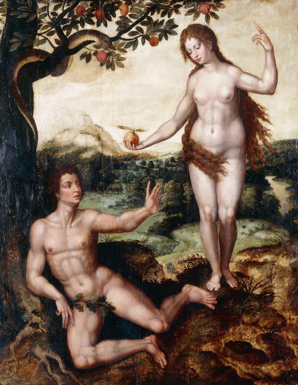 Frestelsen, av Pieter Coecke van Aelst