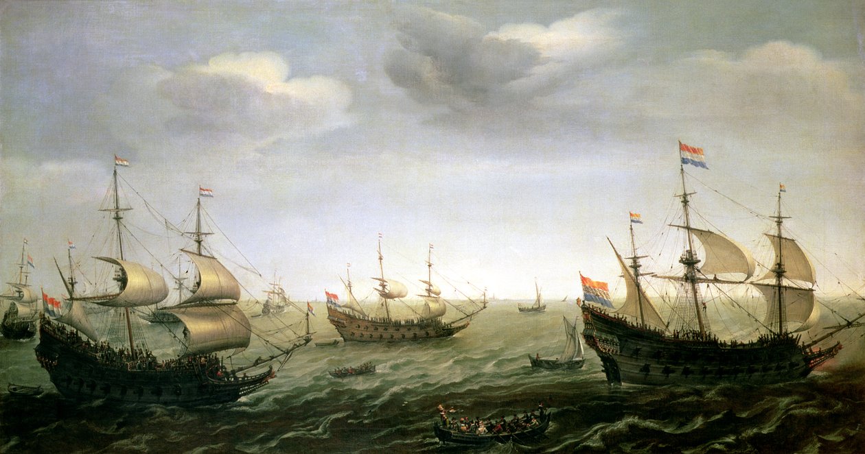 Houtmans flotta av Pieter Cornelisz. Verbeeck